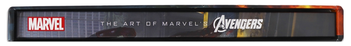Stan Lee Signed ''The Art of the Avengers'' Coffee Table Book -- Also Signed by 7 Members of Superhero Squad Including Chris Hemsworth & Chris Evans